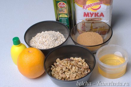 Приготовление рецепта Овсяное печенье с орехами шаг 1