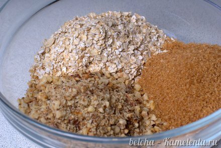 Приготовление рецепта Овсяное печенье с орехами шаг 3