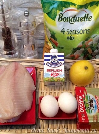 Приготовление рецепта Рыбная запеканка с овощами шаг 1