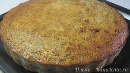Приготовление рецепта Маковый пирог на основе манки шаг 6