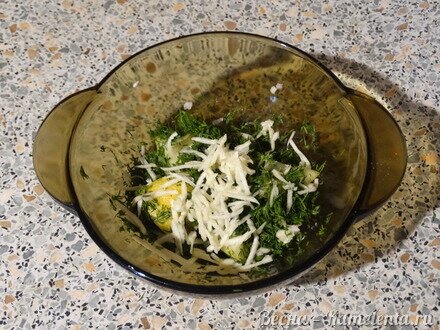 Приготовление рецепта Салат овощной с вяленой куриной грудкой шаг 8