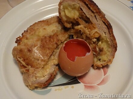 Приготовление рецепта Мясо по-гусарски шаг 15